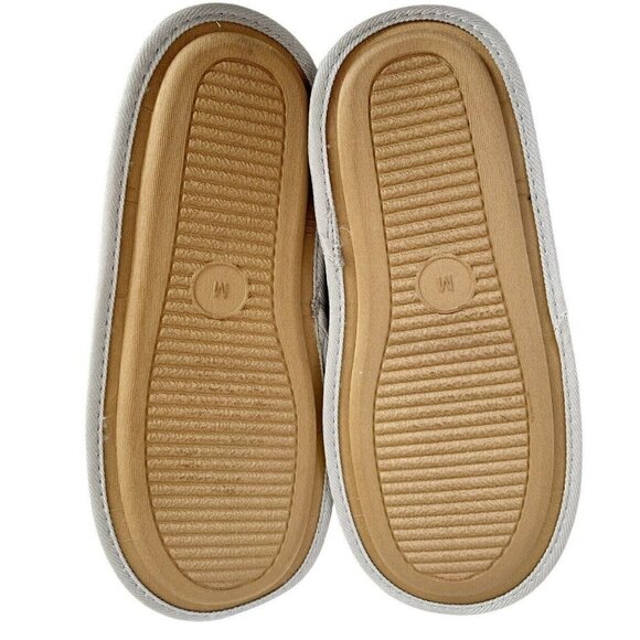 Nordstrom Rack Womens Sz M Gray Scuff Slide Faux Suede Slippers NWT - Picture 8 of 8